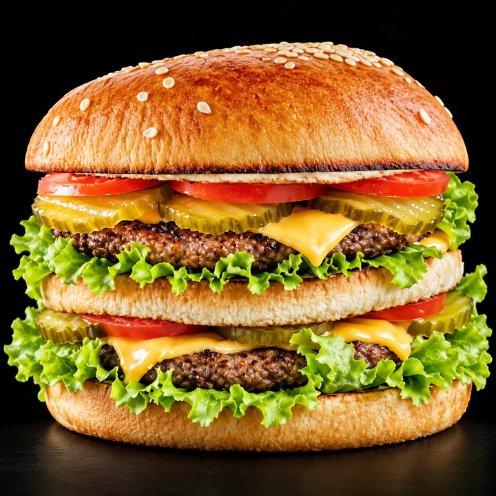 Double cheeseburger